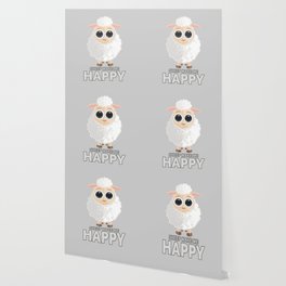 Sheep Make Me Happy Wallpaper