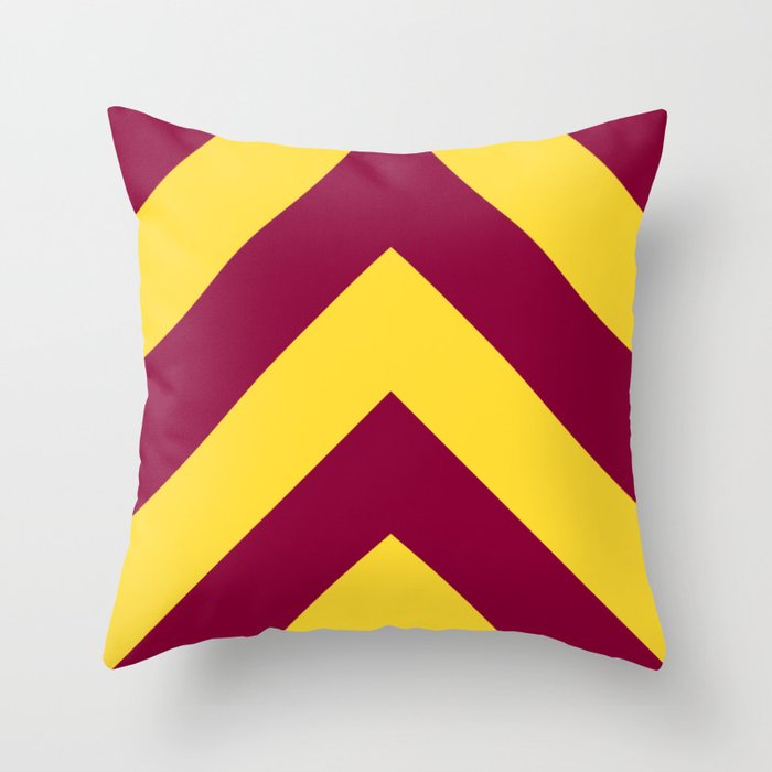 Maroon and sale gold throw pillows