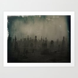 Dark And Dank Fog Art Print