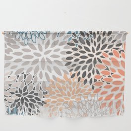 Modern Floral Printed Art Wall Hanging