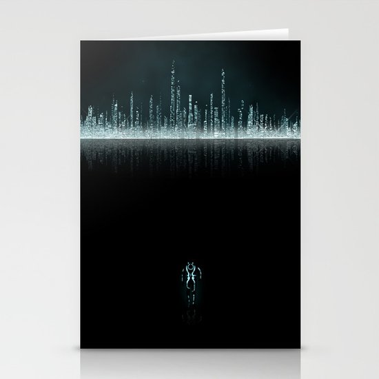 TRON CITY Stationery Cards