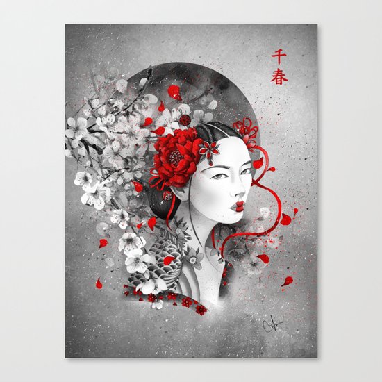 Chiharu Canvas Print