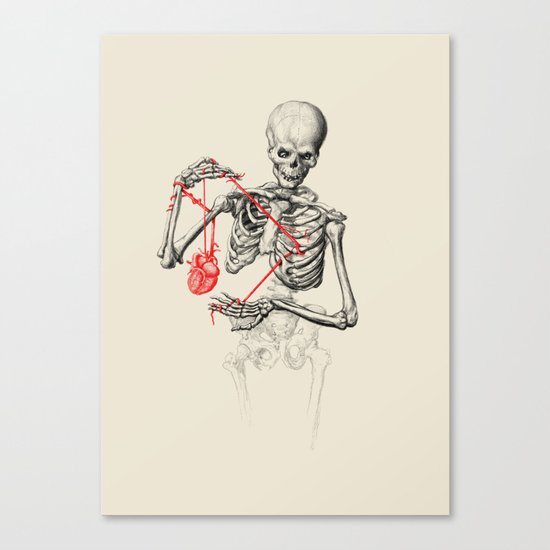 I need a heart to feel complete Canvas Print