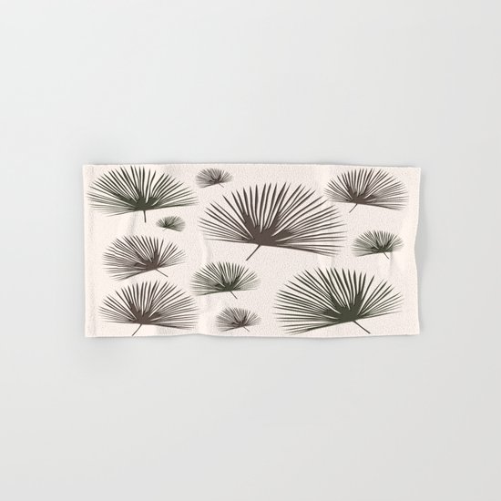 Softer Seasons (sand fan palm) Hand & Bath Towel