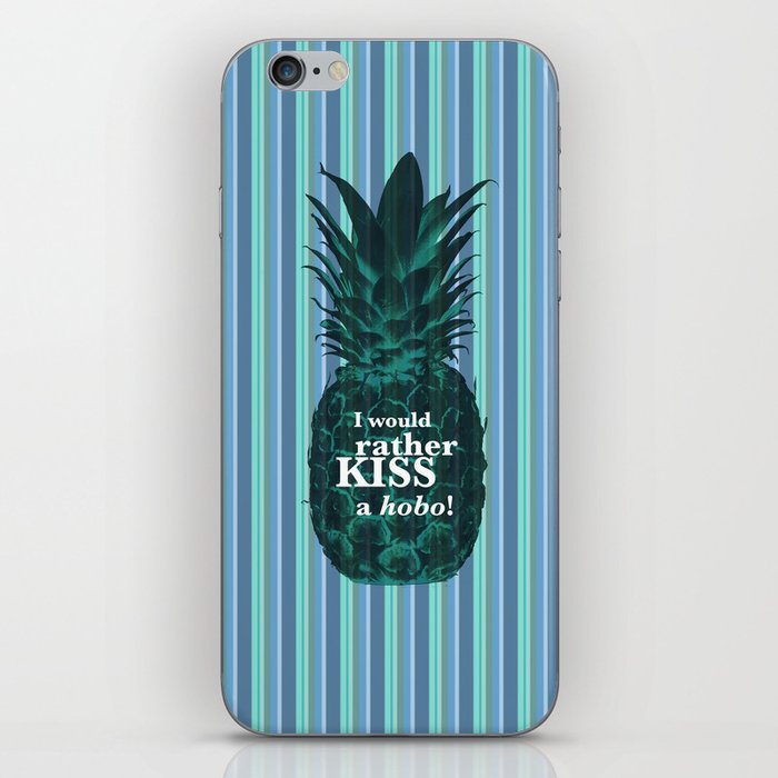 I would rather kiss a hobo - Carlton Lassiter quotes iPhone Skin
