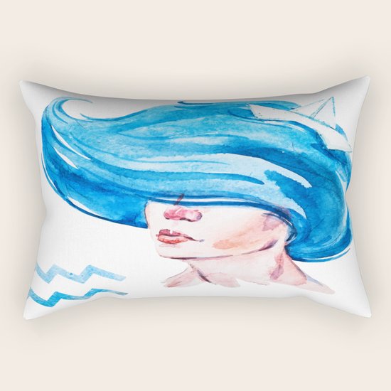 Aquarius Rectangular Pillow