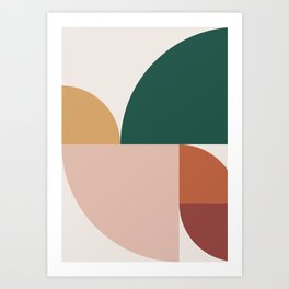 Abstract Geometric 11 Art Print