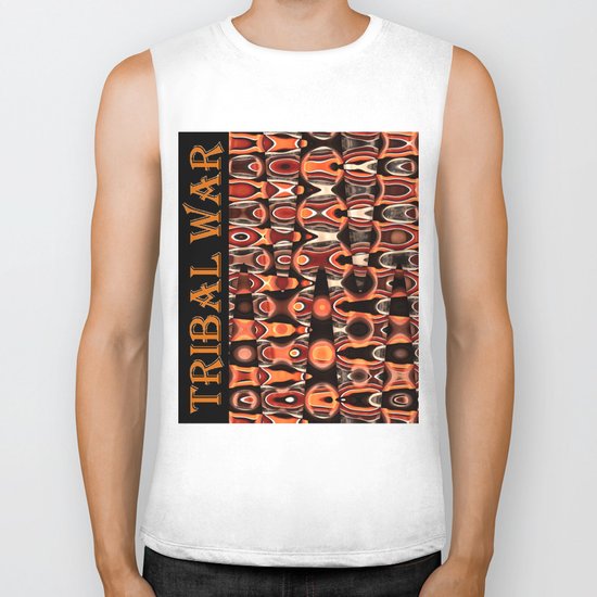 Tribal War Biker Tank