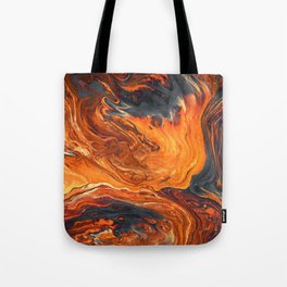 Lava Art Tote Bag