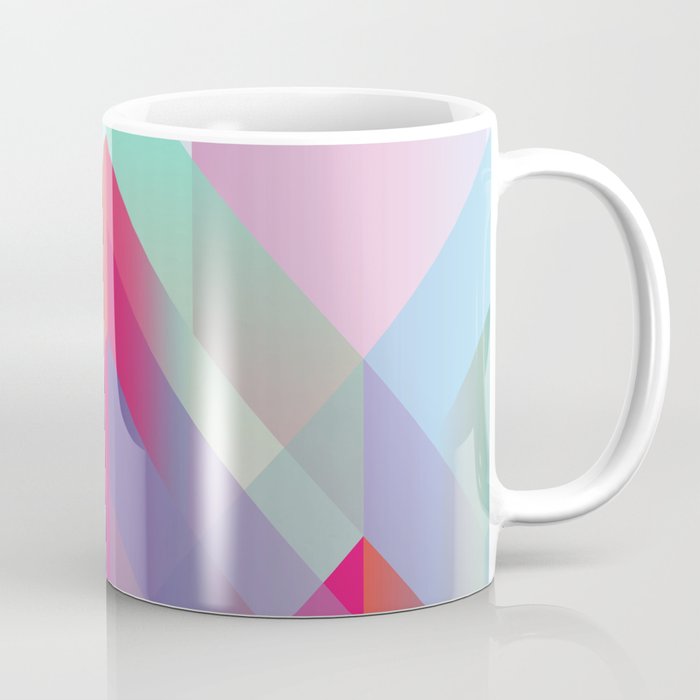 Colored layers overlapped. Coffee Mug