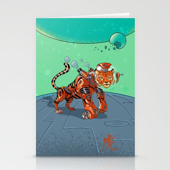 Astro Zodiac Force 03: Tiger Stationery Cards