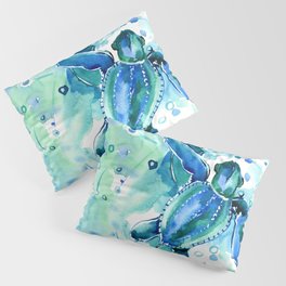 Turquoise Blue Sea Turtles in Ocean Pillow Sham