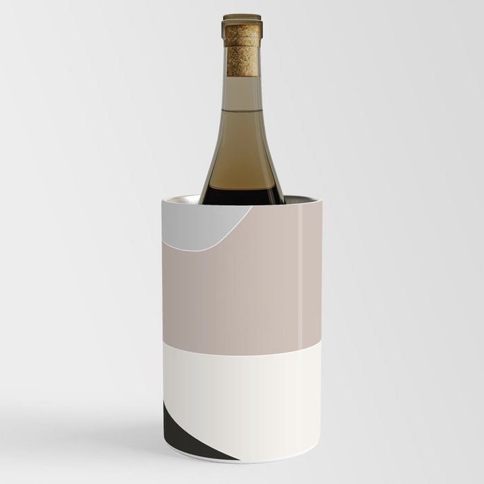 Modern Neutral Tones Pattern Wine Chiller