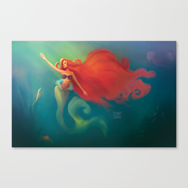 Ariel Canvas Print By Leanneh Society6
