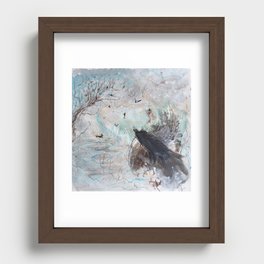 A Wing's Whisper Recessed Framed Print
