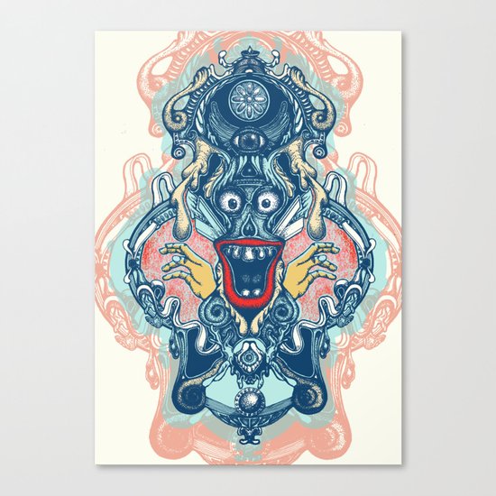 Red Lips Canvas Print