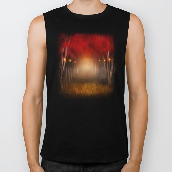 Red Melody Biker Tank