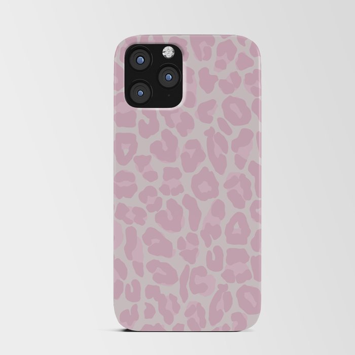 Leopard in Pink iPhone Card Case