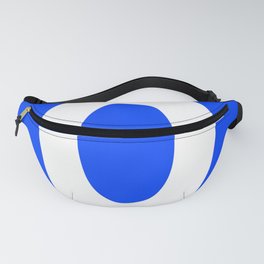 Number 0 (White & Blue) Fanny Pack