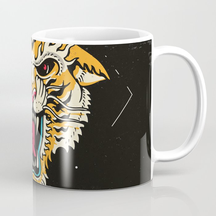 Tiger 3 Eyes Coffee Mug