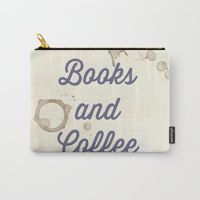 Books and Coffee Carry-All Pouch