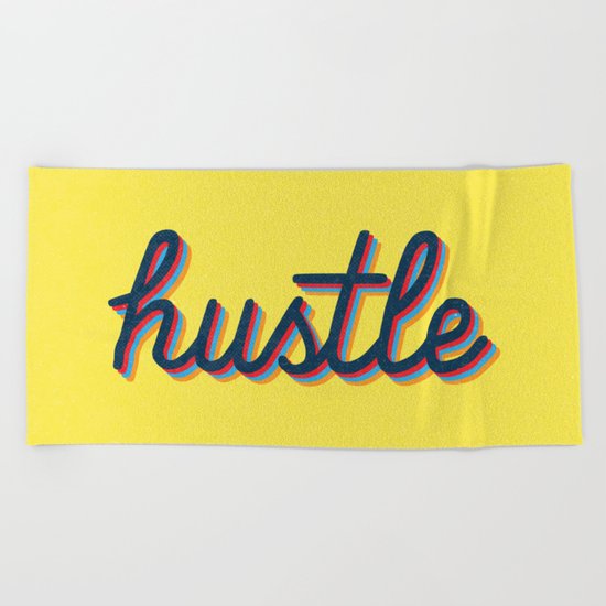 Hustle Beach Towel