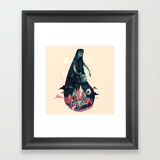 Night Time. Framed Art Print