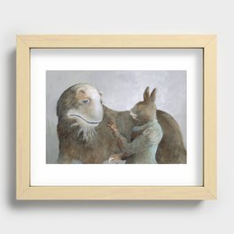 Creature and Healer Recessed Framed Print