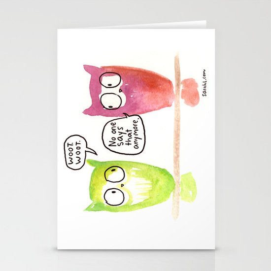 Woot Woot. Stationery Cards