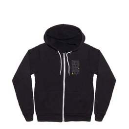Happiness can be Found Even in the Darkest of Times if One Only Remembers to Turn on the Light  Zip Hoodie