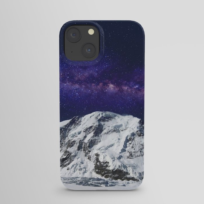 Snow + Galaxy #society6 #decor #buyart iPhone Case