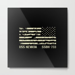 USS Nevada Metal Print | Class, Fleet, Navy, Ssbn733, Uss, United, Ship, Military, 733, Us 