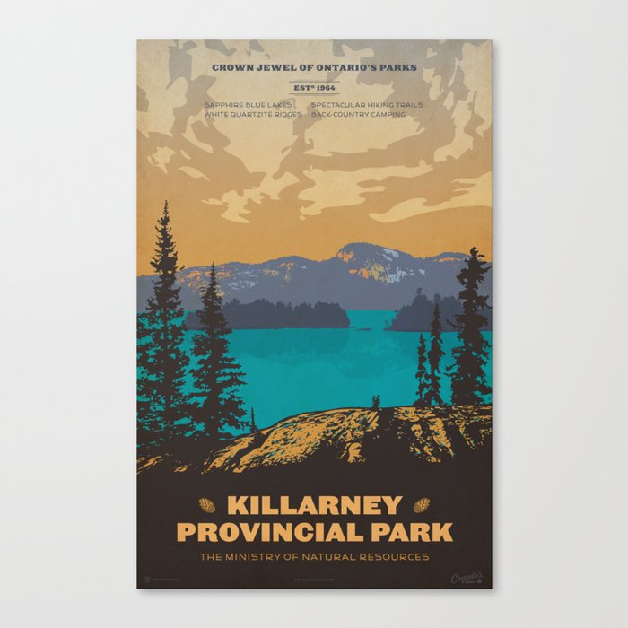Killarney Park Poster Canvas Print