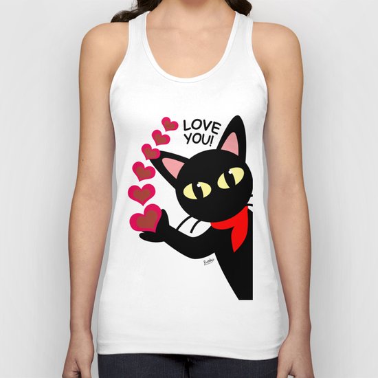 Love you! Unisex Tank Top