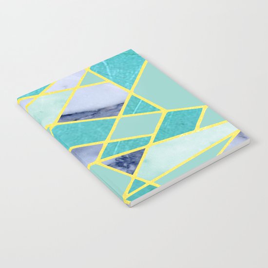 Abstract #439 in Green and Gold Notebook