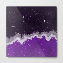 Ace Pride Flag Galaxy Metal Print | Prideflag, Space, Abstract, Graphicdesign, 8Bit, Stars, Pattern, Science, Digital, Galaxy 