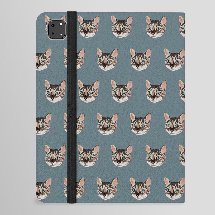 Cute Bengal Cat iPad Folio Case