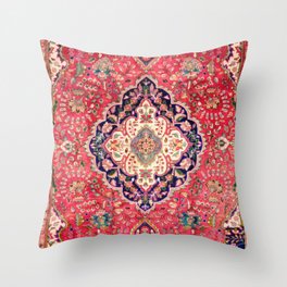 Tabriz Antique Persian Rug Print Throw Pillow
