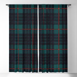 Antique Scottish Tartan #19 Blackout Curtain