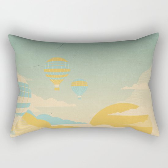 In The Clouds Rectangular Pillow