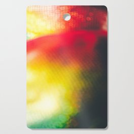Blurry rainbow Cutting Board