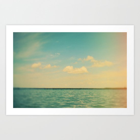 The Story of Clouds Art Print
