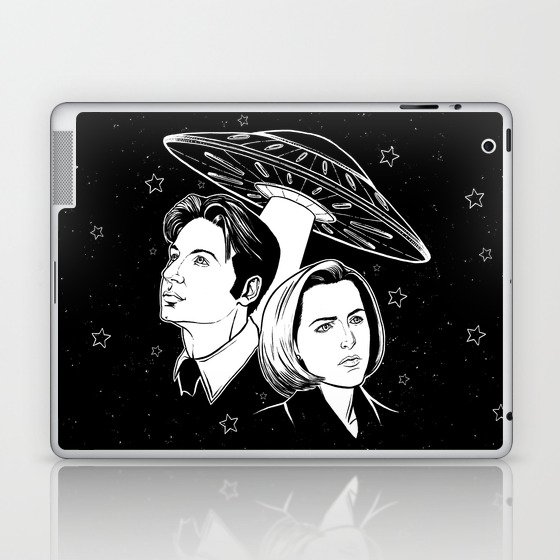 Mulder and Scully Laptop & iPad Skin