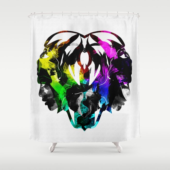 Face Off Shower Curtain