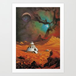 Mars on a Tuesday Art Print
