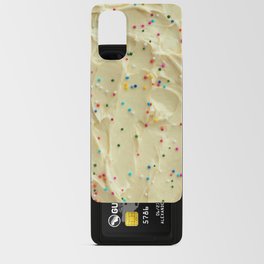 Vanilla Cake Frosting & Candy Sprinkles Android Card Case