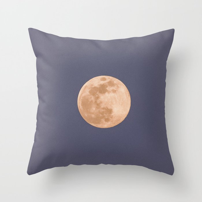 Super Moon | Nature and Landscape Photography Throw Pillow