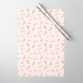 Sphynx Cats - No Furr Don't Care - Cat Pink Wrapping Paper