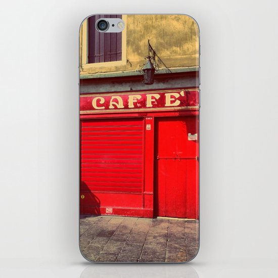 Caffè in Red iPhone & iPod Skin
