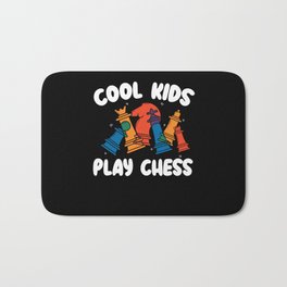Cool Kids Play Chess Grandmaster Board Game Bath Mat